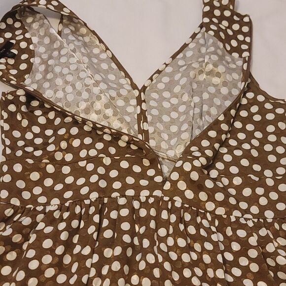 J. Crew Polka Dot Peplum Top. Size 8 - Picture 8 of 10